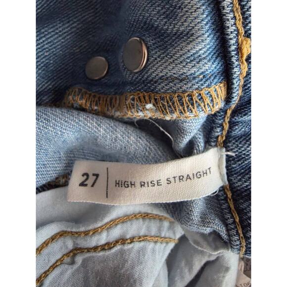 PacSun Two Tone Y2K High Rise Straight Leg PacSun Jeans Blue Size 27 A001734 - Picture 8 of 8